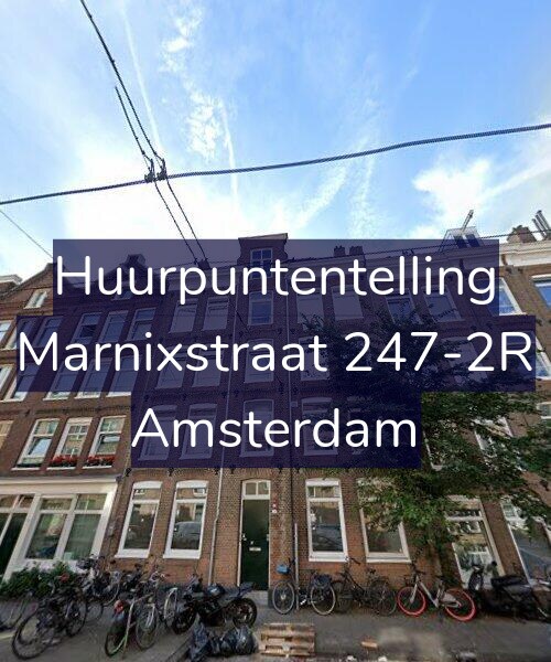 Foto gevel Huurpuntentelling voor Marnixstraat 247-2R, Amsterdam