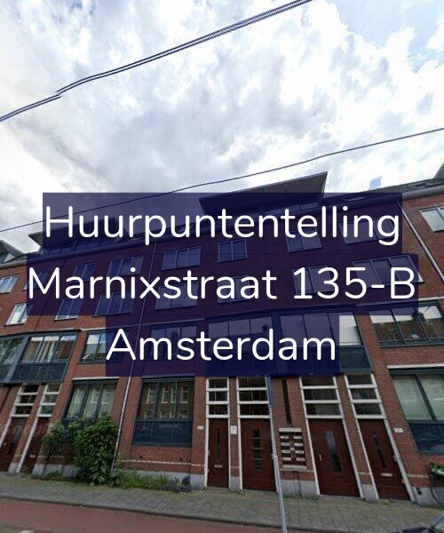 Foto gevel Huurpuntentelling voor Marnixstraat 135-B, Amsterdam