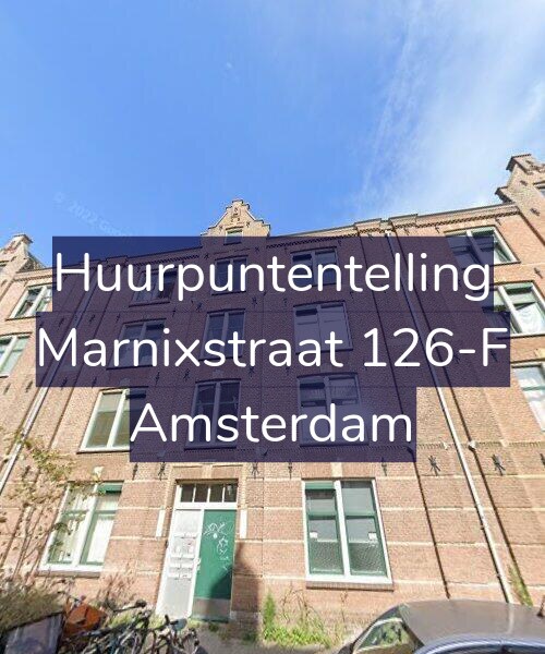 Foto gevel Huurpuntentelling voor Marnixstraat 126-F, Amsterdam
