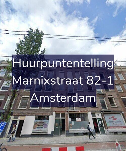 Foto gevel Huurpuntentelling voor Marnixstraat 82-1, Amsterdam