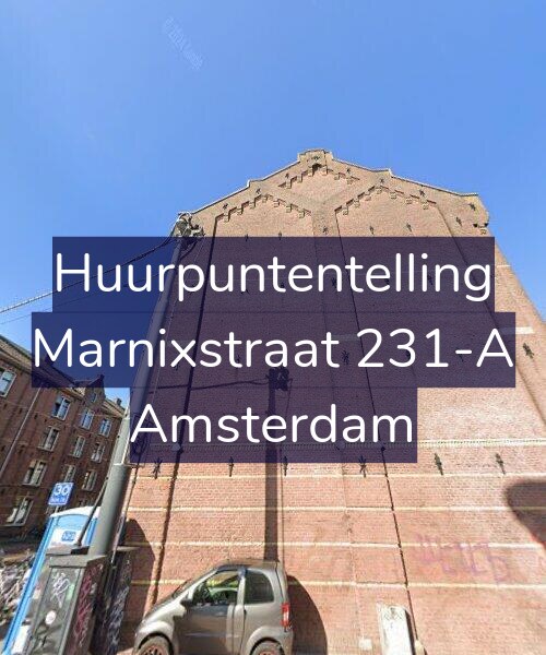 Foto gevel Huurpuntentelling voor Marnixstraat 231-A, Amsterdam