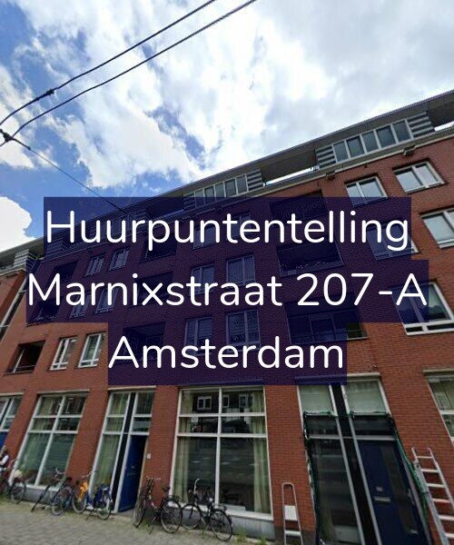 Foto gevel Huurpuntentelling voor Marnixstraat 207-A, Amsterdam