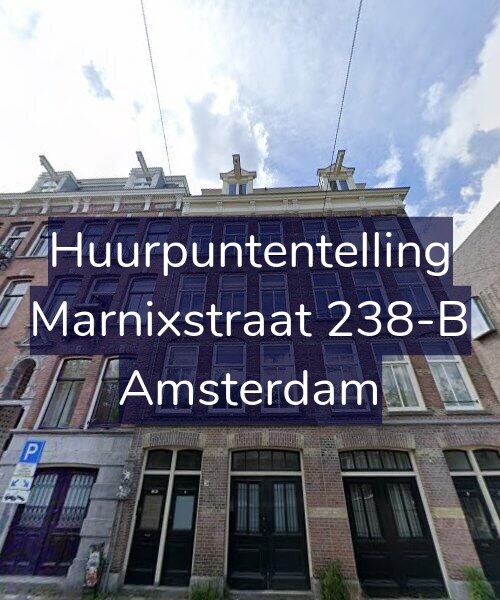Foto gevel Huurpuntentelling voor Marnixstraat 238-B, Amsterdam