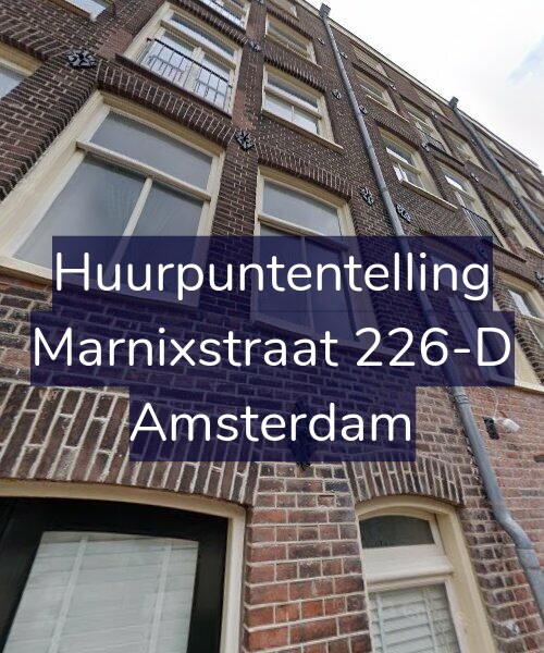 Foto gevel Huurpuntentelling voor Marnixstraat 226-D, Amsterdam