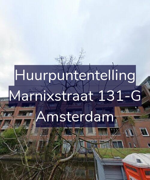 Foto gevel Huurpuntentelling voor Marnixstraat 131-G, Amsterdam
