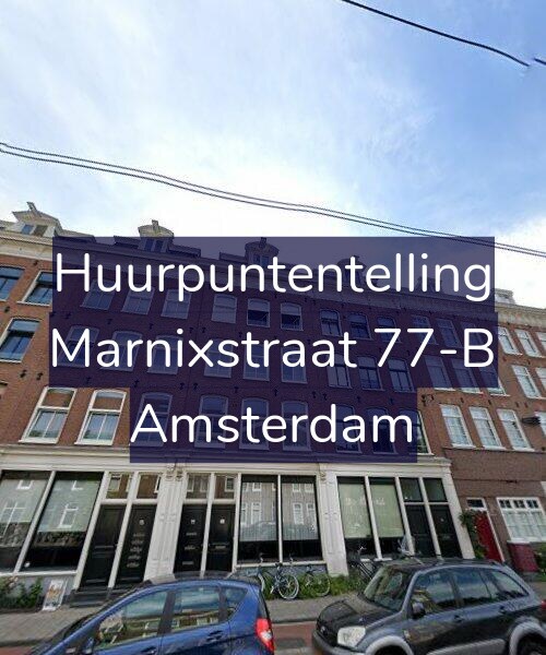 Foto gevel Huurpuntentelling voor Marnixstraat 77-B, Amsterdam