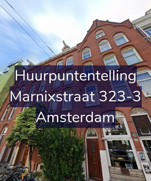 Foto gevel Huurpuntentelling voor Marnixstraat 323-3, Amsterdam