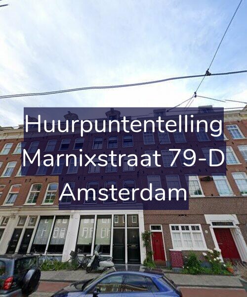 Foto gevel Huurpuntentelling voor Marnixstraat 79-D, Amsterdam