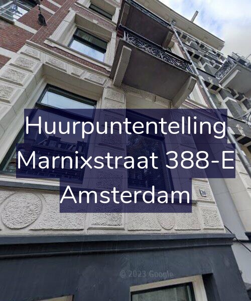 Foto gevel Huurpuntentelling voor Marnixstraat 388-E, Amsterdam