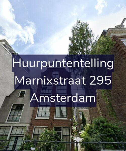 Foto gevel Huurpuntentelling voor Marnixstraat 295, Amsterdam