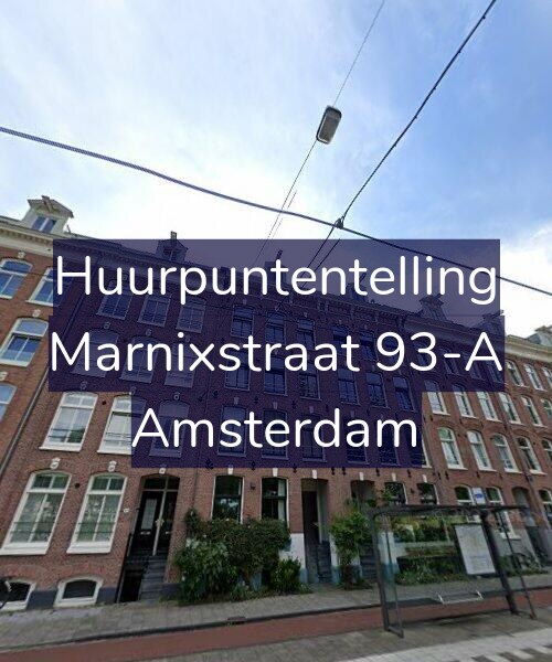 Foto gevel Huurpuntentelling voor Marnixstraat 93-A, Amsterdam