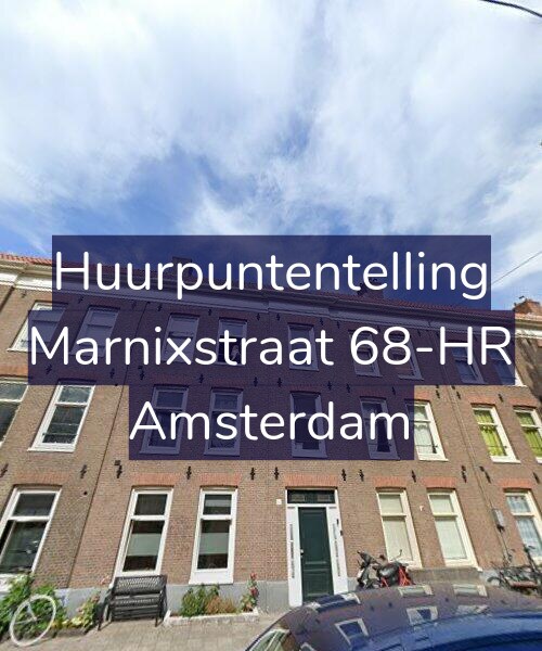 Foto gevel Huurpuntentelling voor Marnixstraat 68-HR, Amsterdam