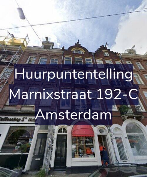 Foto gevel Huurpuntentelling voor Marnixstraat 192-C, Amsterdam