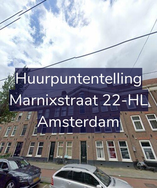 Foto gevel Huurpuntentelling voor Marnixstraat 22-HL, Amsterdam