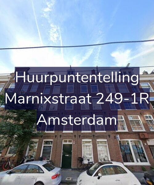 Foto gevel Huurpuntentelling voor Marnixstraat 249-1R, Amsterdam