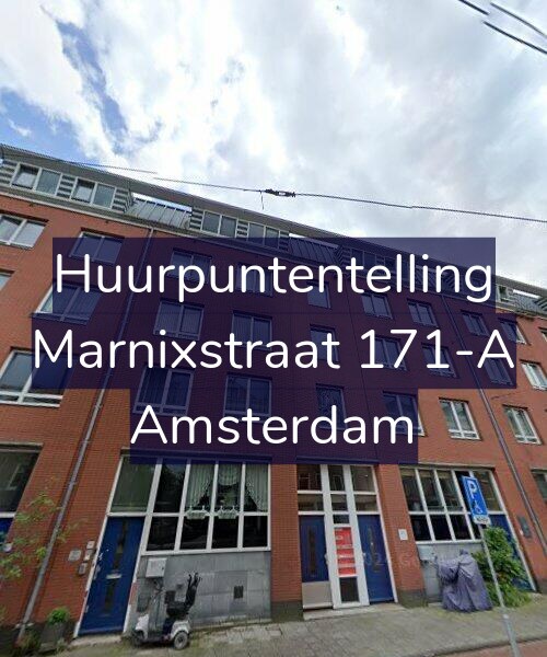 Foto gevel Huurpuntentelling voor Marnixstraat 171-A, Amsterdam