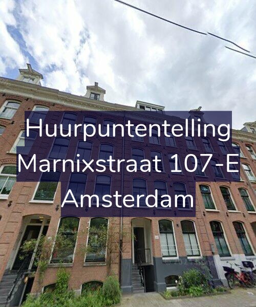 Foto gevel Huurpuntentelling voor Marnixstraat 107-E, Amsterdam