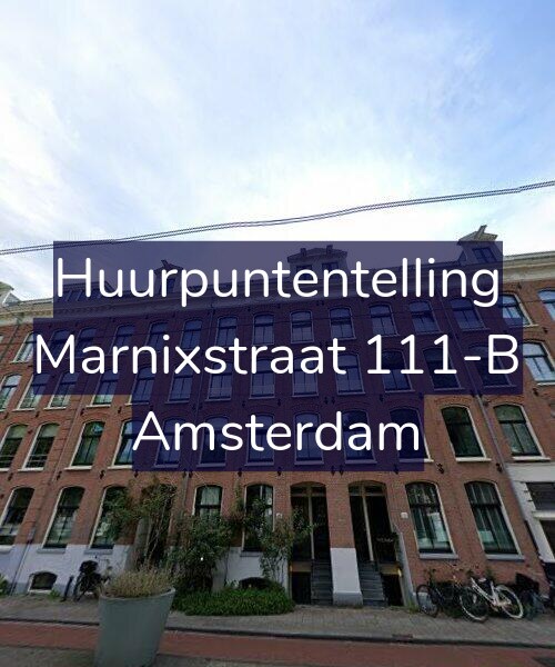 Foto gevel Huurpuntentelling voor Marnixstraat 111-B, Amsterdam
