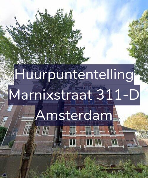 Foto gevel Huurpuntentelling voor Marnixstraat 311-D, Amsterdam