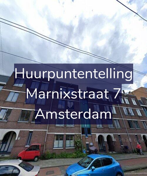 Foto gevel Huurpuntentelling voor Marnixstraat 7, Amsterdam