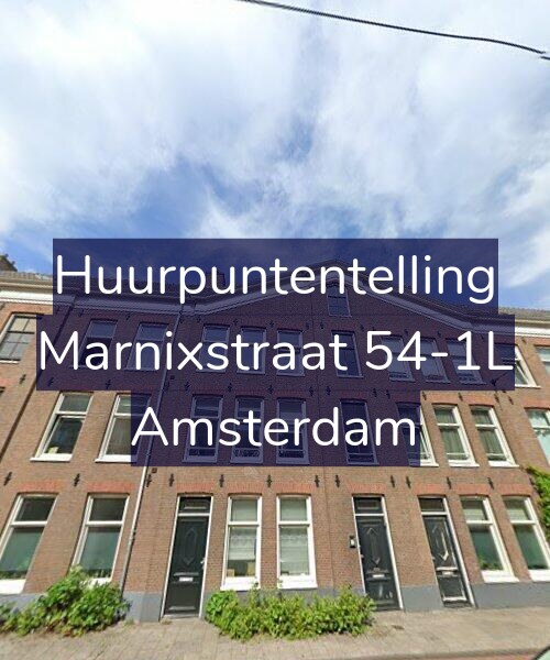 Foto gevel Huurpuntentelling voor Marnixstraat 54-1L, Amsterdam