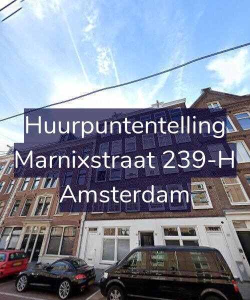 Foto gevel Huurpuntentelling voor Marnixstraat 239-H, Amsterdam