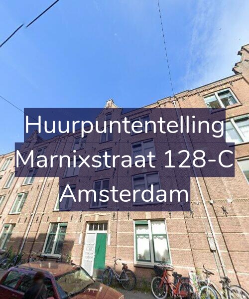 Foto gevel Huurpuntentelling voor Marnixstraat 128-C, Amsterdam
