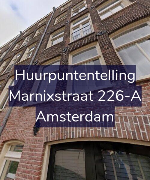 Foto gevel Huurpuntentelling voor Marnixstraat 226-A, Amsterdam