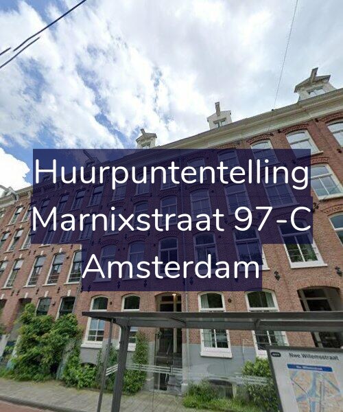 Foto gevel Huurpuntentelling voor Marnixstraat 97-C, Amsterdam