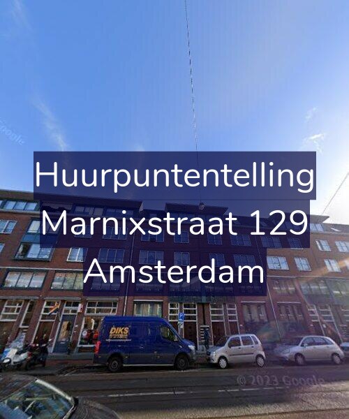 Foto gevel Huurpuntentelling voor Marnixstraat 129, Amsterdam
