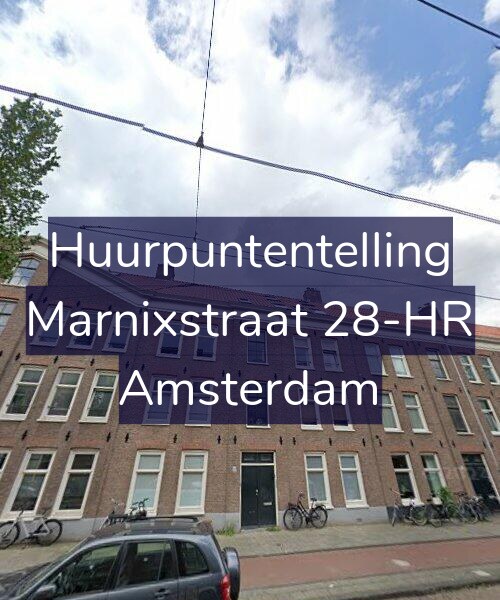 Foto gevel Huurpuntentelling voor Marnixstraat 28-HR, Amsterdam