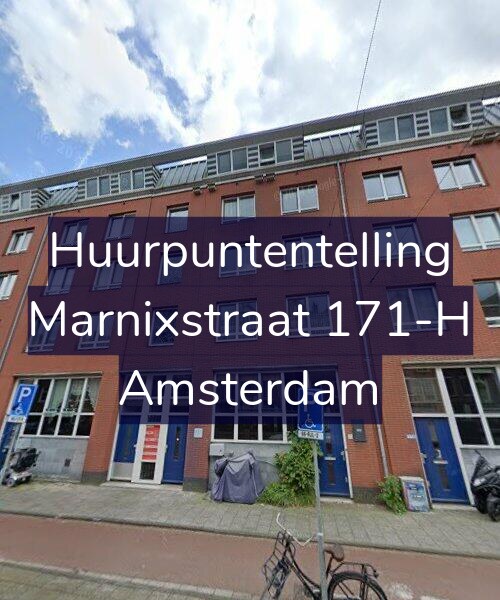 Foto gevel Huurpuntentelling voor Marnixstraat 171-H, Amsterdam