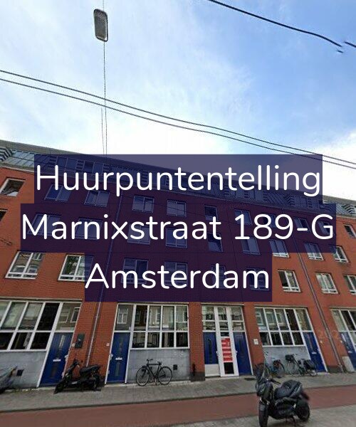Foto gevel Huurpuntentelling voor Marnixstraat 189-G, Amsterdam