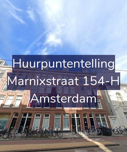 Foto gevel Huurpuntentelling voor Marnixstraat 154-H, Amsterdam