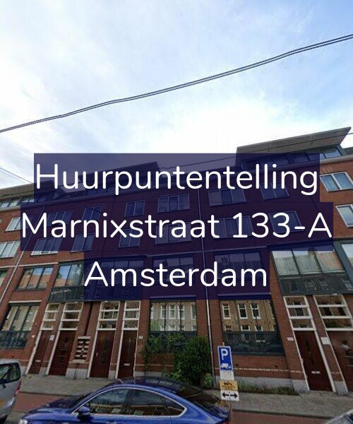 Foto gevel Huurpuntentelling voor Marnixstraat 133-A, Amsterdam