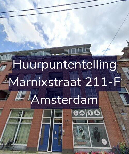Foto gevel Huurpuntentelling voor Marnixstraat 211-F, Amsterdam