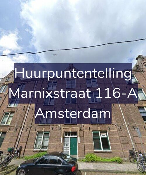 Foto gevel Huurpuntentelling voor Marnixstraat 116-A, Amsterdam