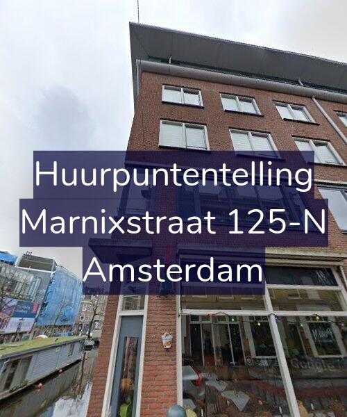 Foto gevel Huurpuntentelling voor Marnixstraat 125-N, Amsterdam