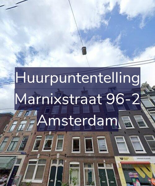 Foto gevel Huurpuntentelling voor Marnixstraat 96-2, Amsterdam