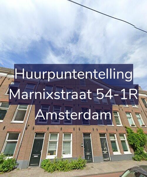 Foto gevel Huurpuntentelling voor Marnixstraat 54-1R, Amsterdam