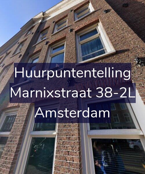 Foto gevel Huurpuntentelling voor Marnixstraat 38-2L, Amsterdam