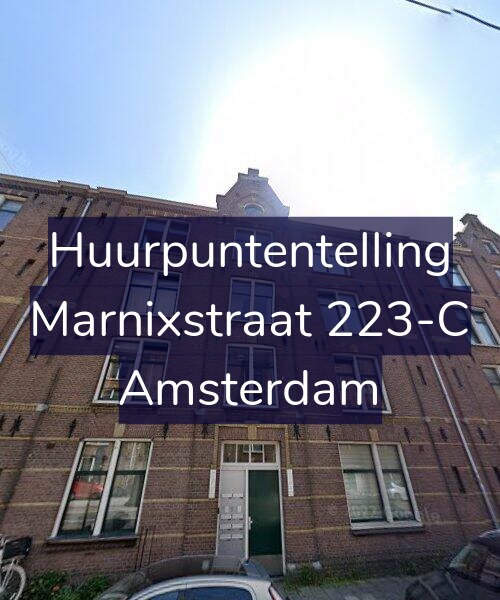 Foto gevel Huurpuntentelling voor Marnixstraat 223-C, Amsterdam