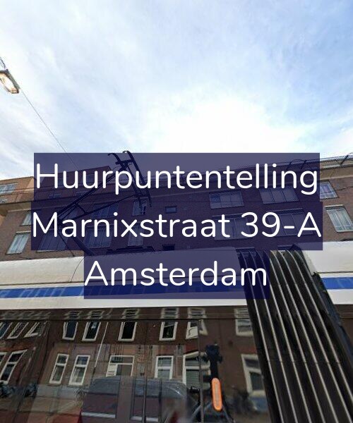 Foto gevel Huurpuntentelling voor Marnixstraat 39-A, Amsterdam
