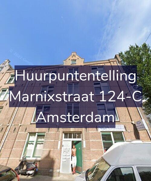 Foto gevel Huurpuntentelling voor Marnixstraat 124-C, Amsterdam