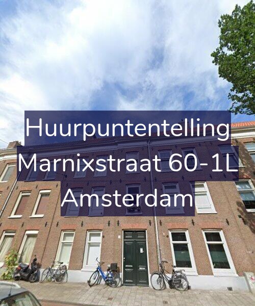 Foto gevel Huurpuntentelling voor Marnixstraat 60-1L, Amsterdam