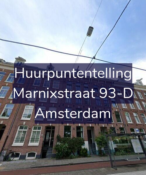 Foto gevel Huurpuntentelling voor Marnixstraat 93-D, Amsterdam