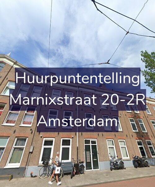 Foto gevel Huurpuntentelling voor Marnixstraat 20-2R, Amsterdam