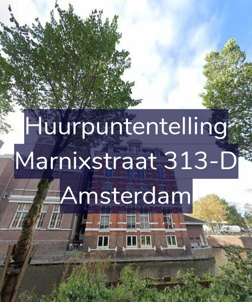 Foto gevel Huurpuntentelling voor Marnixstraat 313-D, Amsterdam