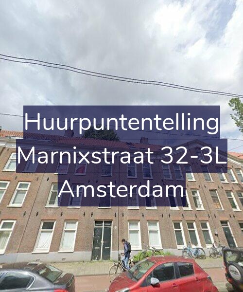 Foto gevel Huurpuntentelling voor Marnixstraat 32-3L, Amsterdam