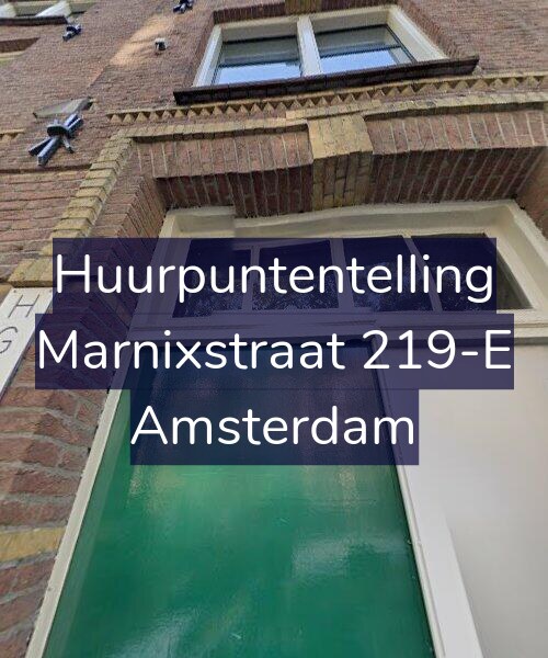 Foto gevel Huurpuntentelling voor Marnixstraat 219-E, Amsterdam